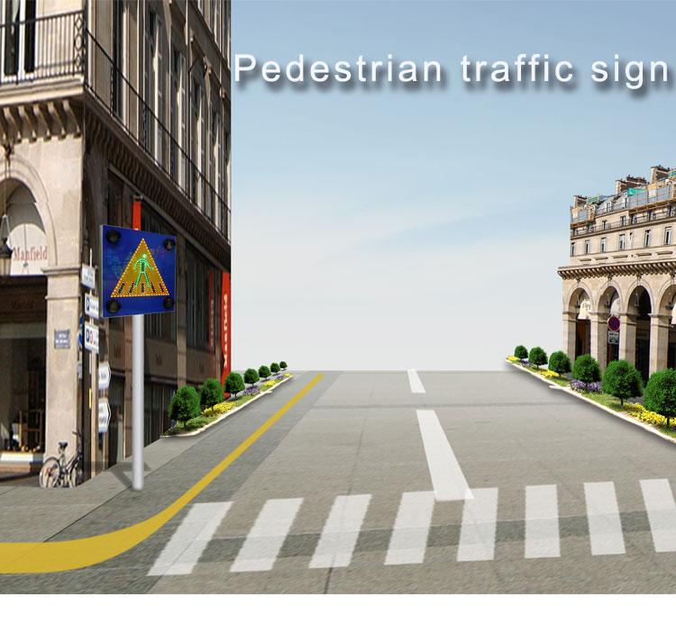歩行者交通道路標識_01 pedestrian traffic road sign_01