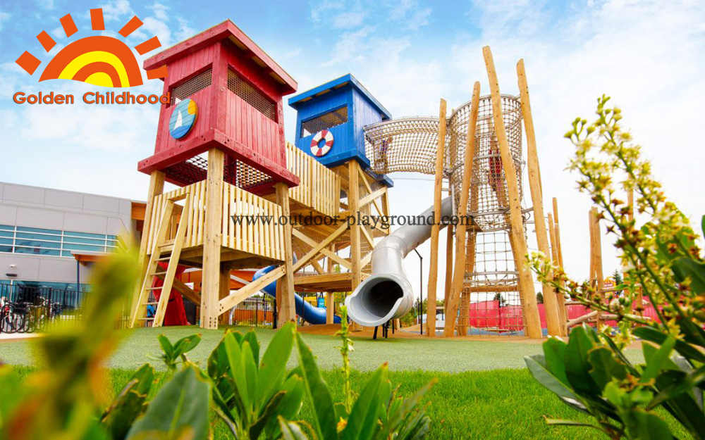 playground towers structure for children
