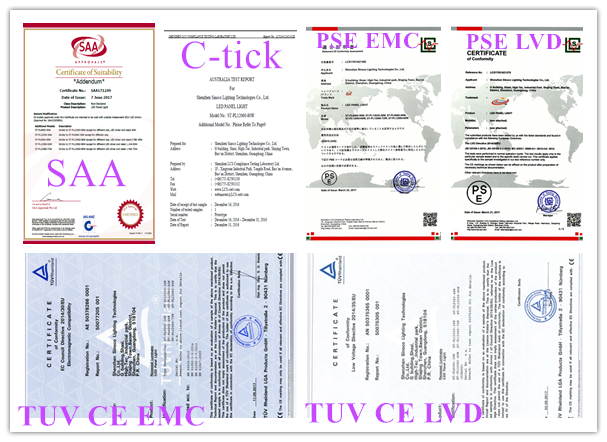 TUV SAA PSE High Power Surface Mounted 42w 36 Watt 600x600 Ultra Slim LED Panel Light