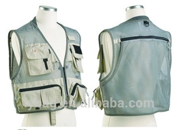 khaki color fishing vest