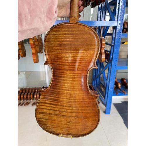 Solid Wood Violin av Master Luthier Handgjorda fioler för orkester