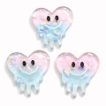 100Pcs 24*25MM Resin Teeth Flatback Cabochon Multicolor Very Cute Flat Back Tooth For DIY Decoration Scrapbook Embellishments