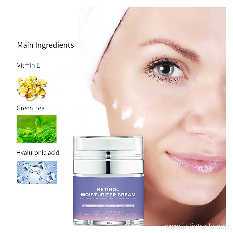 Organic Vitamin Whitening Acne Retinol Moisturizer Face Cream