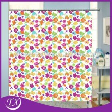 Watercolour pattern Printing Polyester Fabric Shower Curtain