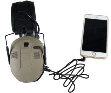 Bluetooth Headset with Ear Muffs: Advanced Shooting Soundproof, Tactical Electronic Noise Cancelling Earmuff Ear Defender Protector