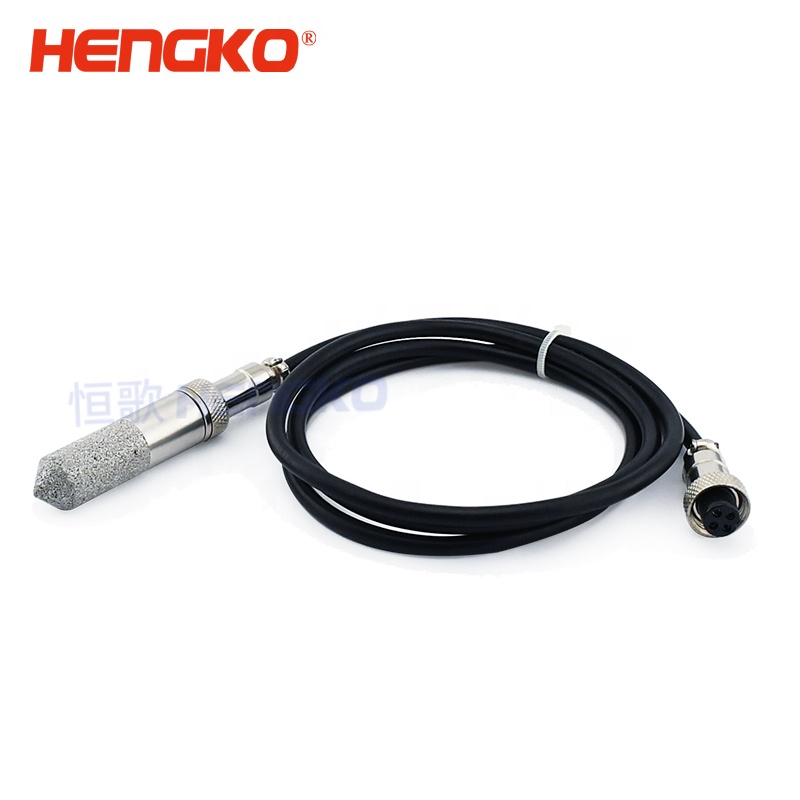 temperature and humidity transmitter sintered metal stainless steel protective cover house cable for SHT1X