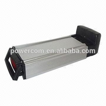 ebike battery 36V9Ah rear rack type lifepo4 ebike battery