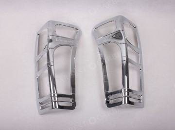 High Quality New ABS Chrome Tail Lamp Cover Rear Lamp cover Rear Light cover Tial Light Cover for D-Max 2012