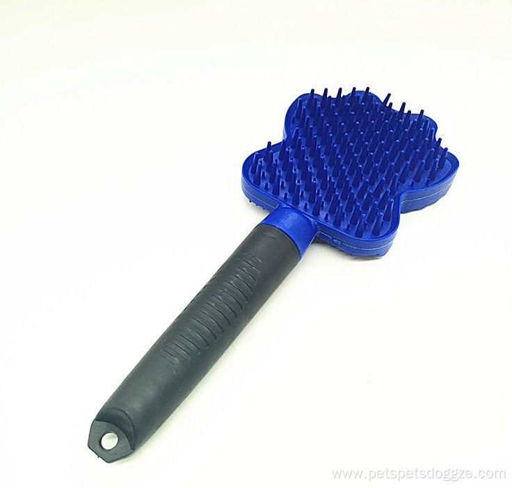 silicone brush hair comb fur care massage brush