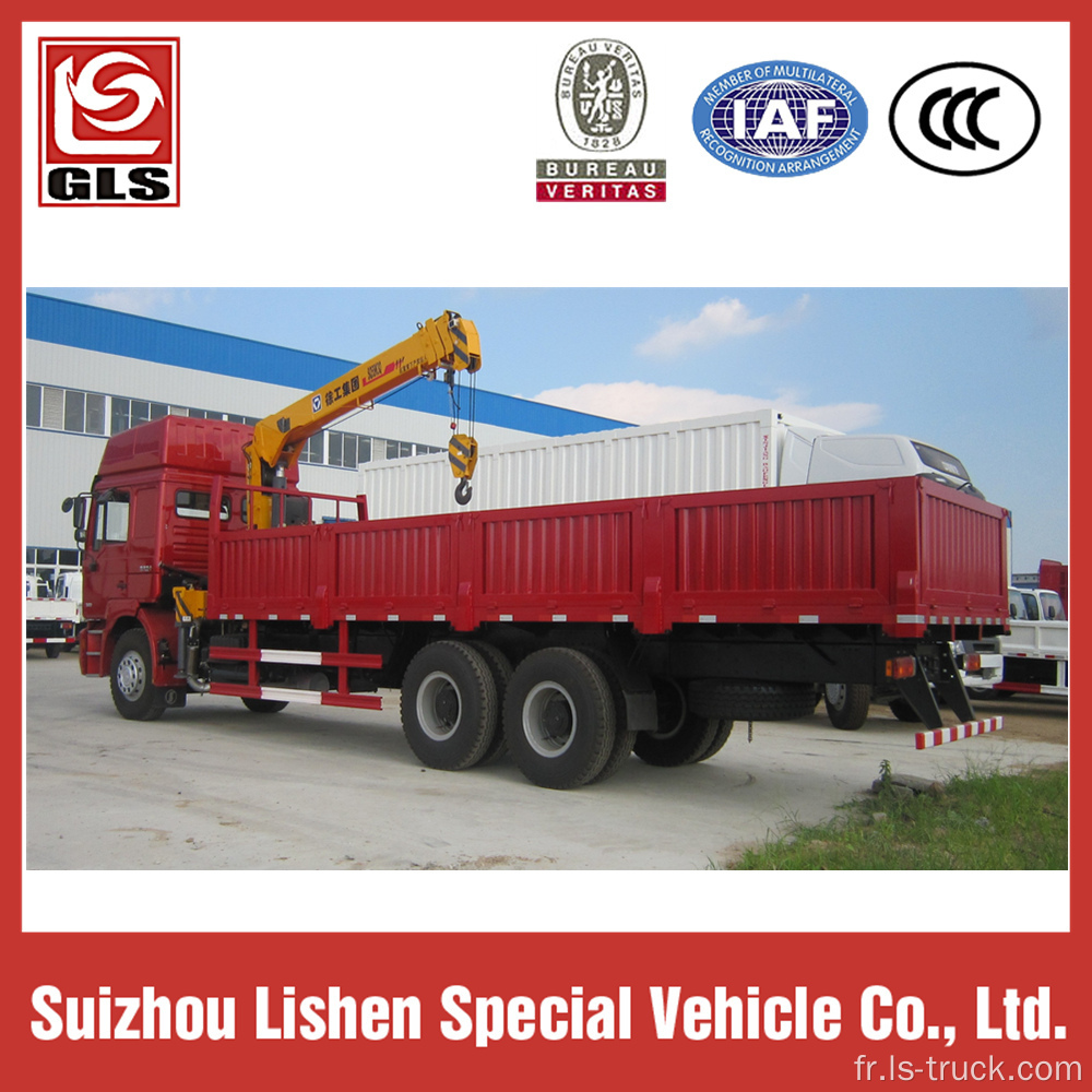 6x4 drive dongfeng camion monté télescope grue à boom