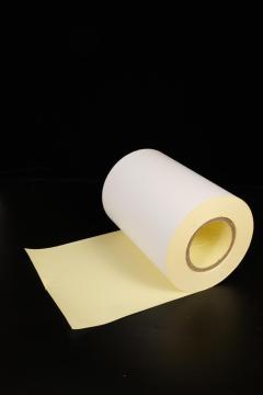 Thermal Transfer Rubber Based Permanent Yellow Glassine