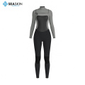 Seaskin Chest Zip Women&#39;s Lengan Panjang Melayari Wetsuit