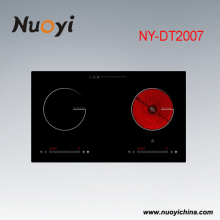 2 heating zone induction hob much more safe