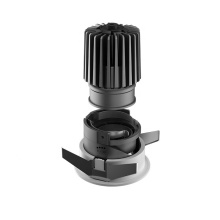 8.5W Dimmable MR16 LED Lighting Fixture - Gold Ring Recessed COB Spot Light Downlight