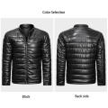 Veste en coton à col roulé noire