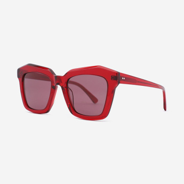 Bold Square Acetate Female Sunglasses