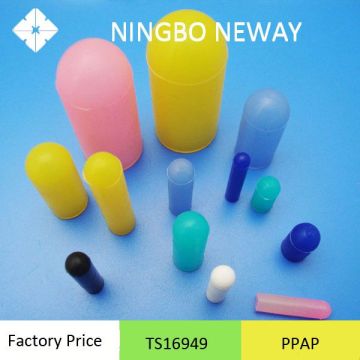 Factory supply rubber cap for square pipe