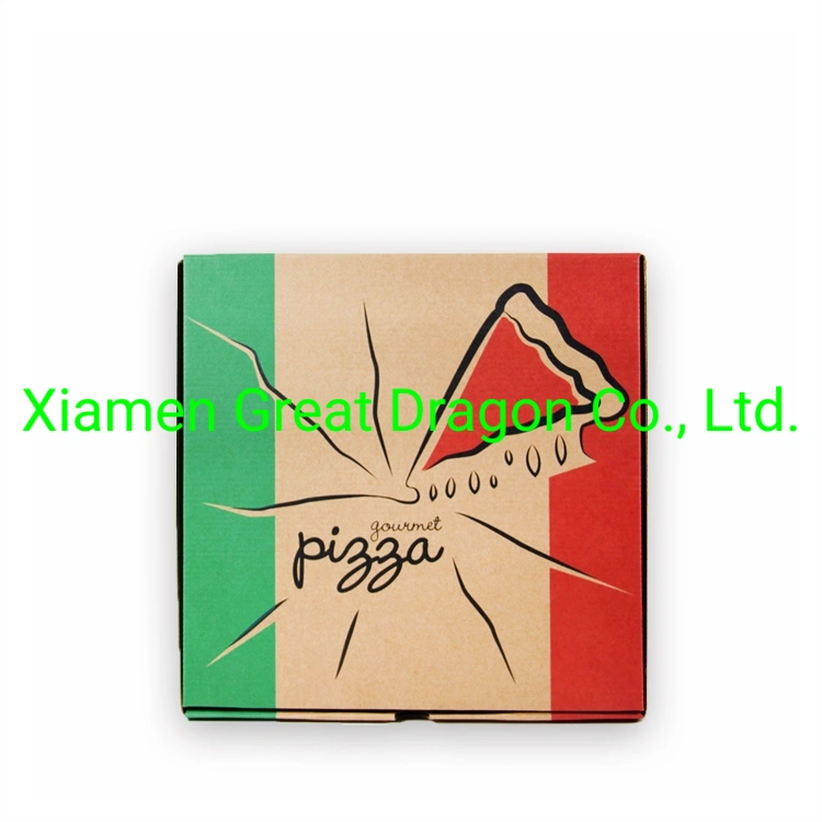 Take out Pizza Delivery Box with Custom Design Hot Sale (PZ035)