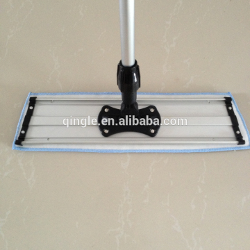 Telescopic handle floor flat mop Aluminum mop with microfiber