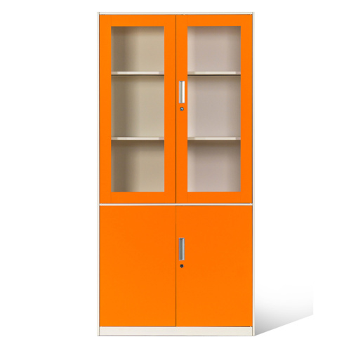 Featheredged Storage Cabinets with Glass Door