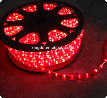 120V 2Wires 36bulbs 50M Rainbow red rope lights