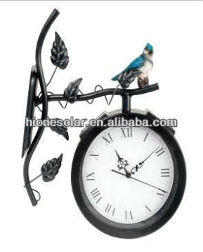 Weatherproof Duel Sided Outdoor Garden Station Clock