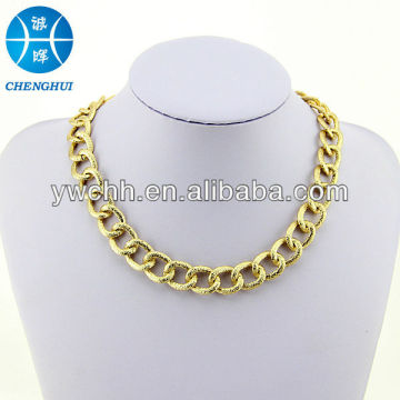 Aluminum chain necklace fashion design