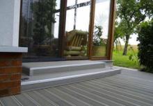 WPC decking / grey composite decking  For Indoor and Outdoo