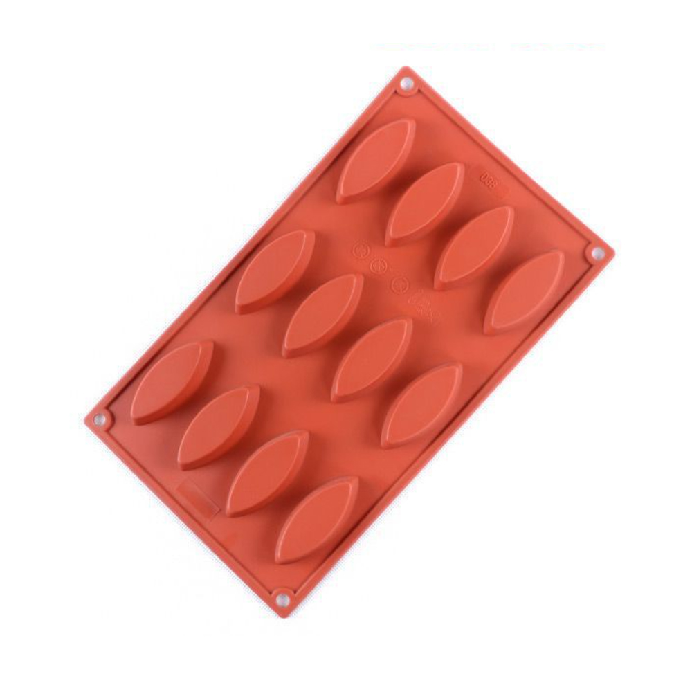 Leaf-shaped French Mousse Cake Silicone Baking Mold (1)