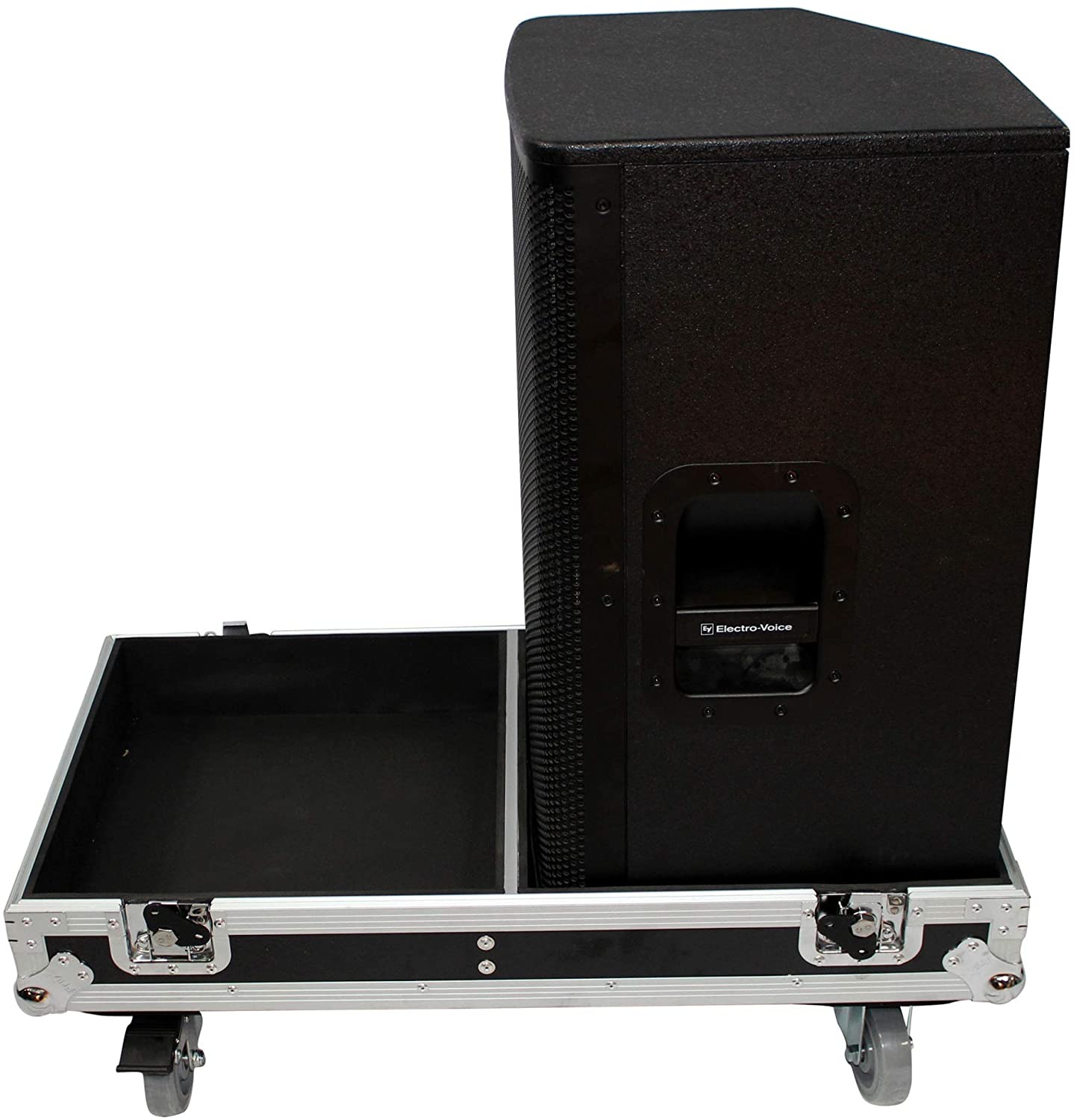 ATA Style Flight Case For EV ELX115P Powered Dual Speakers Aluminum Speakers Case