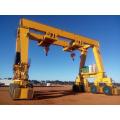 Double beam gantry crane with high work class