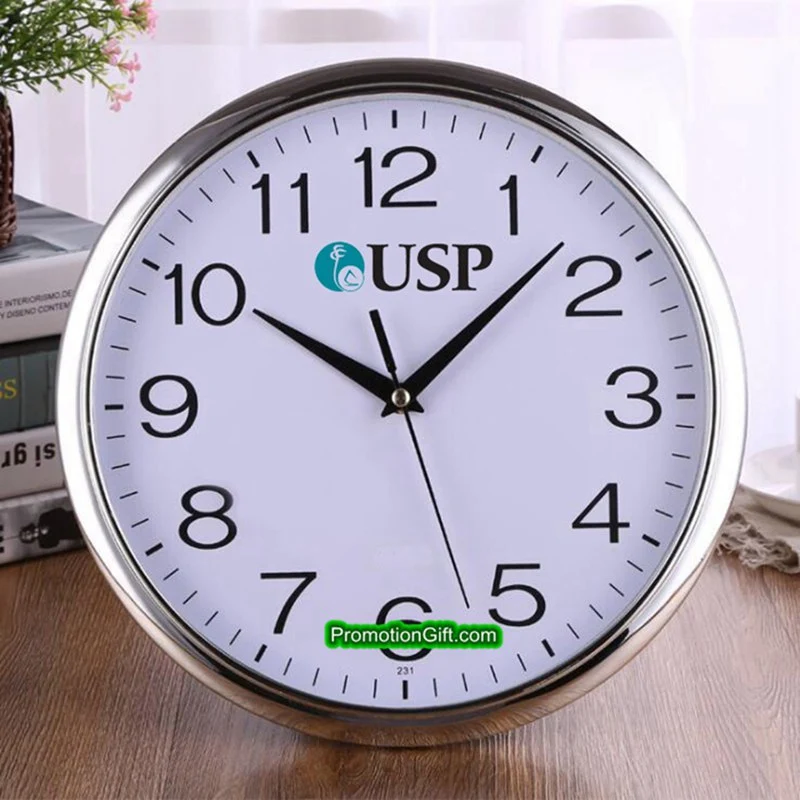 Promotional 12 Inch 30cm Plastic Decorative Silent Quartz Wall Clock