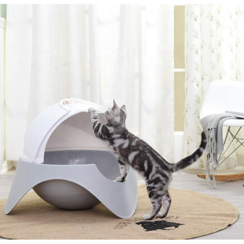 Boîte de litière de chat de luxe neuve