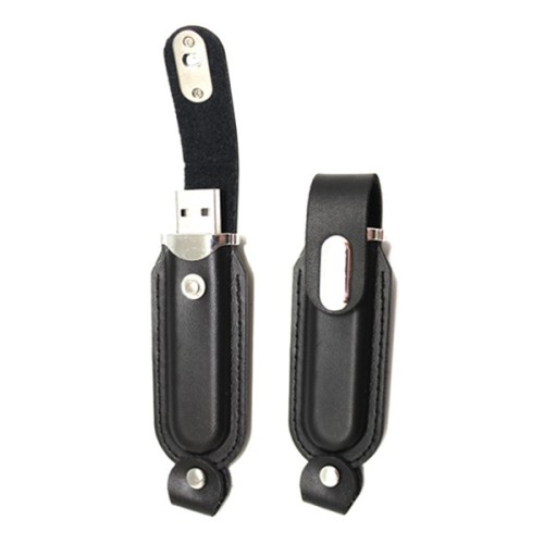 Bulk Leather USB Flash drives with custom Logo