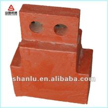 Hammer plate for hammer crusher