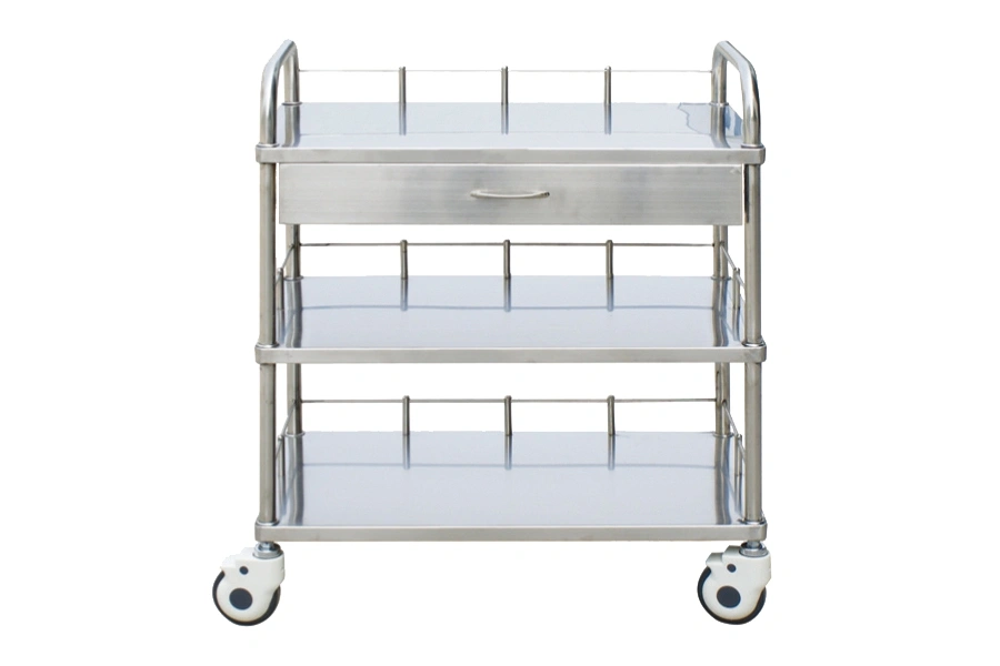 Stainless Steel Hospital Medical Trolley Nursing Trolley