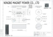 High Quality Tail-made Name Magnetic Badge Neodymium Magnet, aimant
