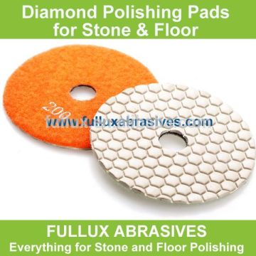3" Flexible Dry Polishing Pad for granite polishing