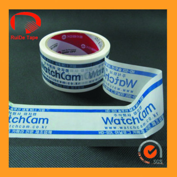 custom logo packing tape/bopp printing tape