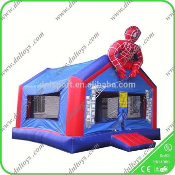 Hot commercial inflatable spiderman bouncer slide for sale