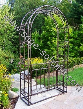 Wrought Iron Garden Arch,Garden Arch with Gate