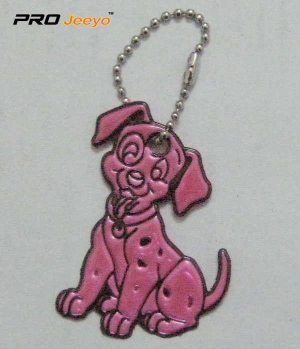 Reflective Pvc Dog Key Chain Rv 214 2