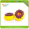 Food shape 3d donut rubber eraser