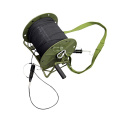 Aluminium structure manpack field optical cable reel