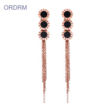 Latest Long Chain Tassel Earrings For Women