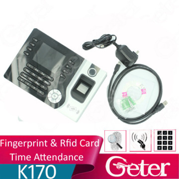 Biometric fingerprint time attendance system RFID card time attendance fingerprint time recording