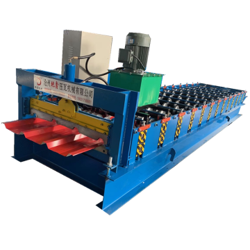 Trapezoidal metal roofing sheet profile forming machine