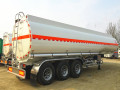 Trippelaxel 43000 L bränsle Transport Semi Trailer