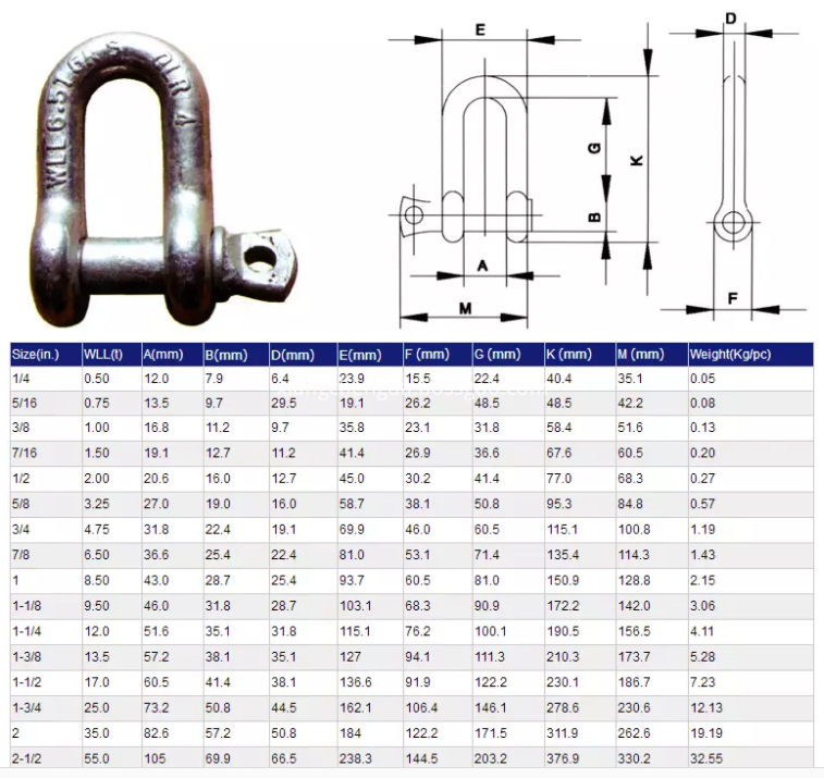 Europe D Shackle