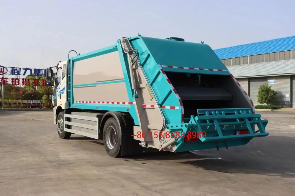 Faw Pure Electric Compressed Trash Truck 4 Jpg